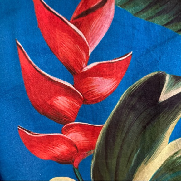 FARM Rio Mixed Prints Layered Mini Dress Ruffles Floral Tropical Green Size XL - Picture 12 of 16